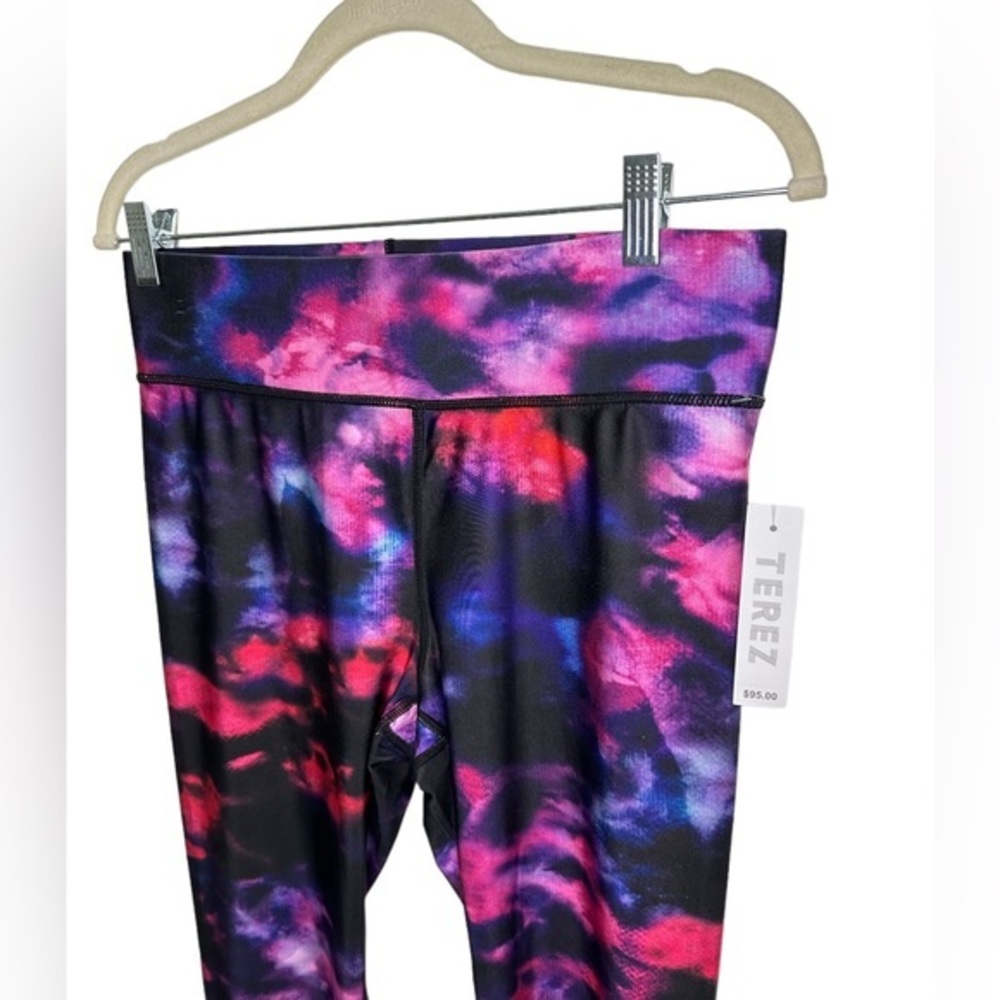 Terez NWT Space Galaxy leggings sz Large‎ - Picture 2 of 10
